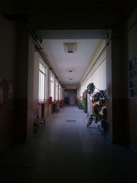 Corridor of building