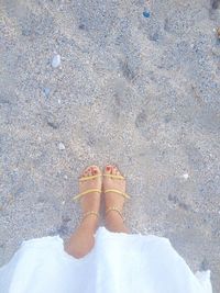 Feet and sand