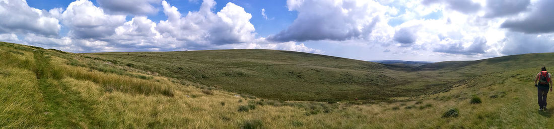Panoramic view of landscape against sky