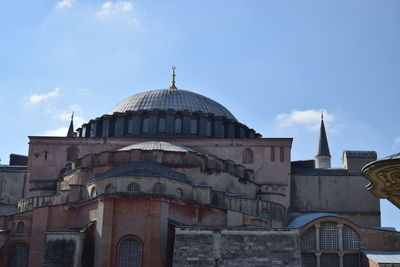 Close-up of hagia sophia