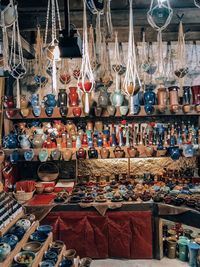 View of market stall