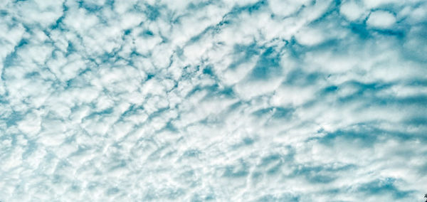 Full frame shot of clouds in sky