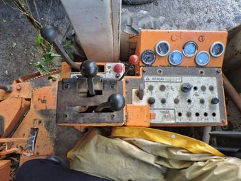 Man working on metal structure