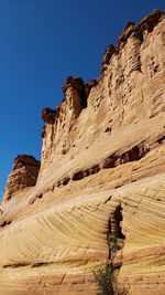 Rock formations in desert