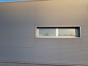 Window, metallic facade