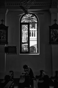 Close-up of typewriter