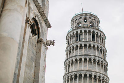 Low angle view of historical building against sky