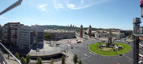 Buildings in city