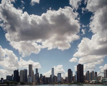 Modern cityscape against sky