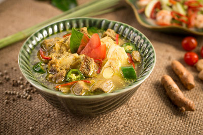 Close-up of food in bowl