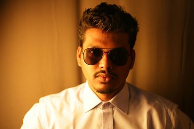 Portrait of young woman