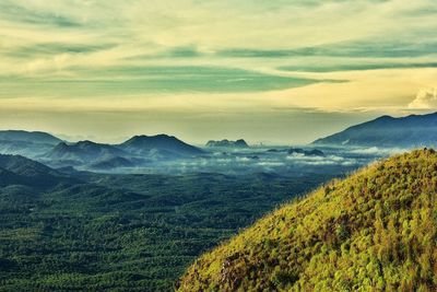 Scenic view of landscape against sky