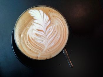 Close-up of coffee on table