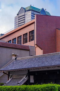 Low angle view of building against sky