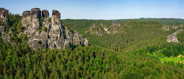 Bastei rock formation 