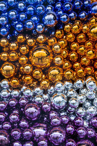 Full frame shot of blue pattern