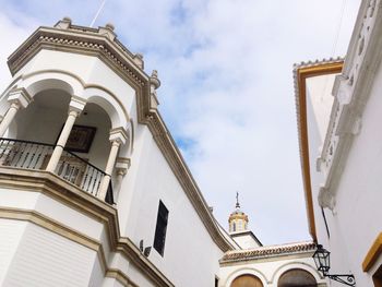 Low angle view of building against sky