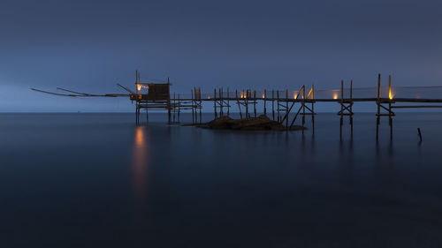 Il trabocco illuminato