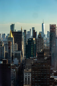 View of buildings in city