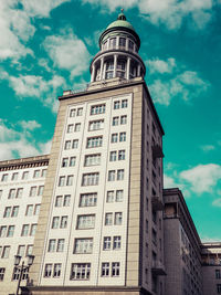 Low angle view of building against sky