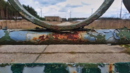 Close-up of rusty metal