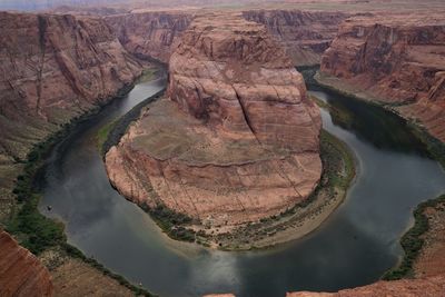 Scenic view of rock formations