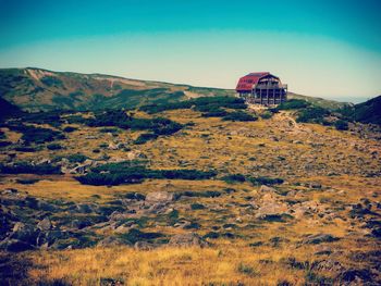 Scenic view of landscape against sky