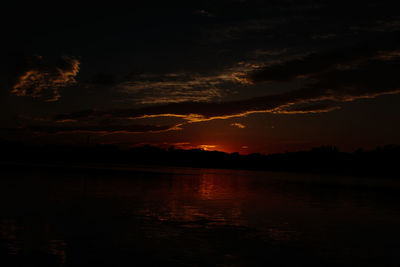 Scenic view of sunset sky