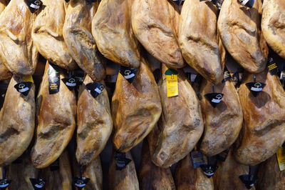 Full frame shot of food in market