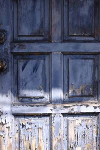 Full frame shot of old weathered door