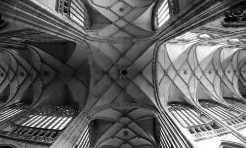 Roof in baptist church im prague castle