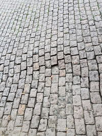 Full frame shot of cobblestone