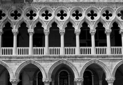 Low angle view of historical building