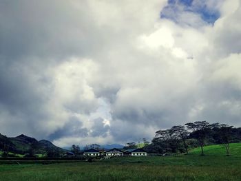 Panoramic view of landscape against sky