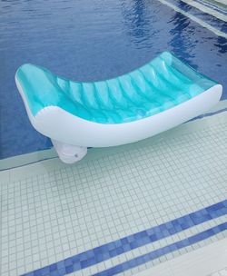 High angle view of water in swimming pool