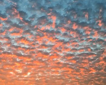 Low angle view of dramatic sky