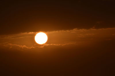 Scenic view of sky during sunset