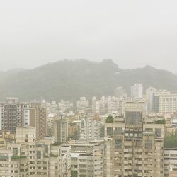 High angle view of cityscape