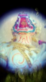 Close-up of painting