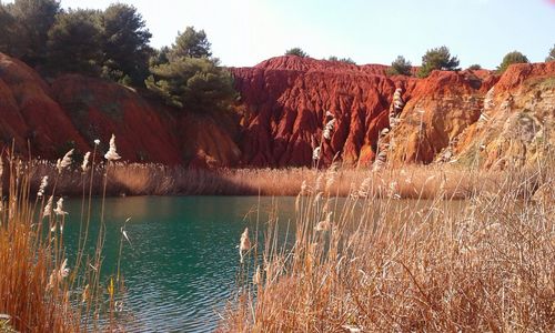 Panoramic view of water against sky