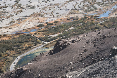 Aerial view of landscape