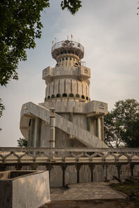 Low angle view of historical building against sky