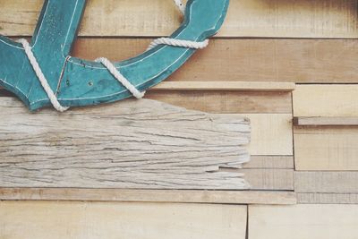 High angle view of hardwood floor