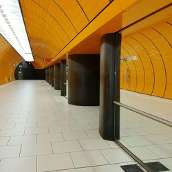 Corridor in city