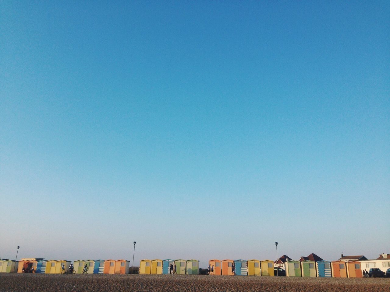 copy space, architecture, clear sky, building exterior, blue, built structure, high section, day, city life, outdoors, development, no people, facade, exterior, building story