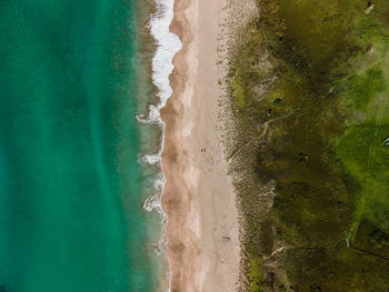 Aerial view of beach