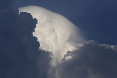 Low angle view of clouds in sky