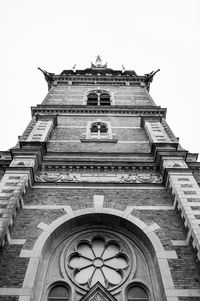 Low angle view of cathedral against clear sky