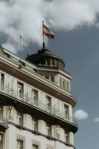 Low angle view of building against sky