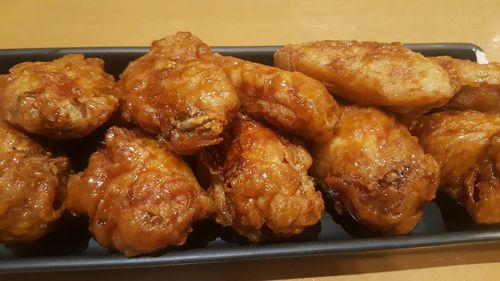 Close-up of food in plate